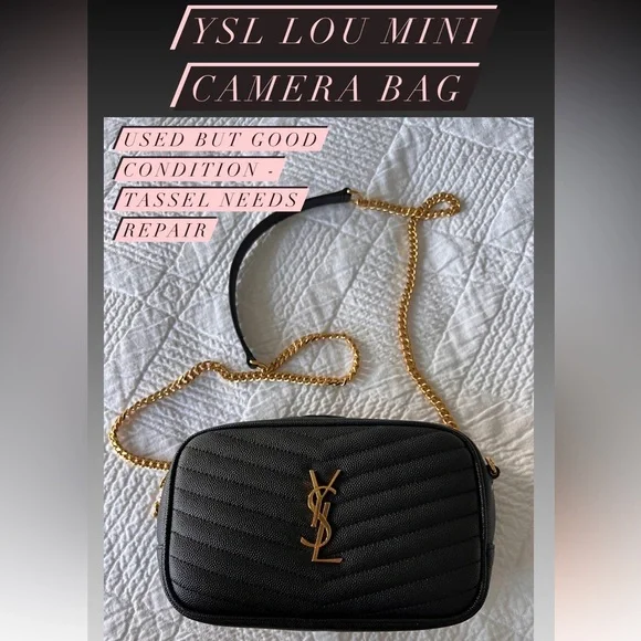 Ysl Lou Mini Camera Bag - Picture 1 of 5